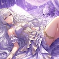 銀髪少女とドレス　その20-3 2枚目