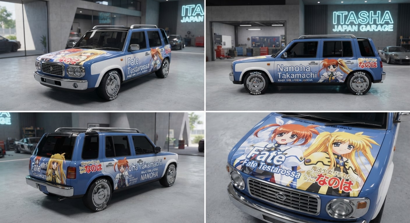 魔法少女リリカルなのは痛車ラシーン | の人気AIイラスト・グラビア