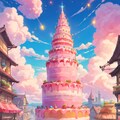 祝一周年：ケーキの塔 2枚目