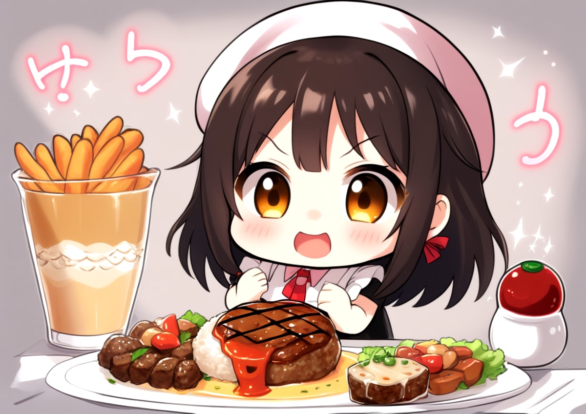 そうび（ハンバーグ） | の人気AIイラスト・グラビア
