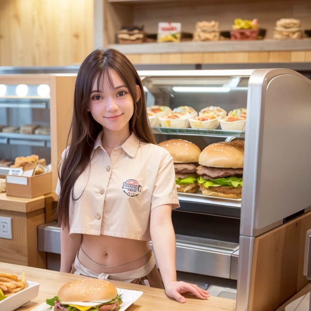 黒髪ロングでクルーの美女８３