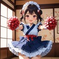 内のメイドによる朝の大胆な起こし方 2枚目