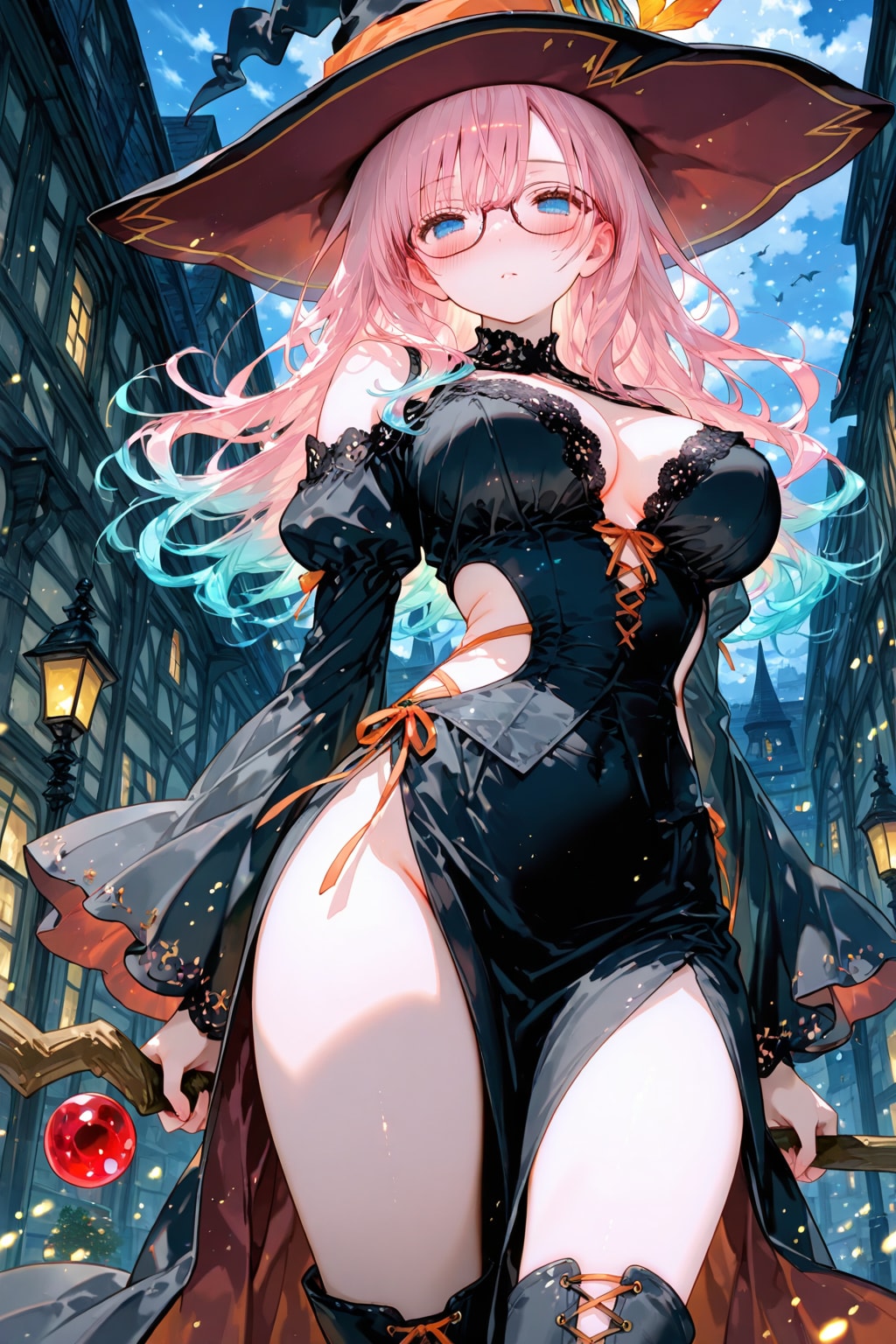 ピンク髪☆魔女