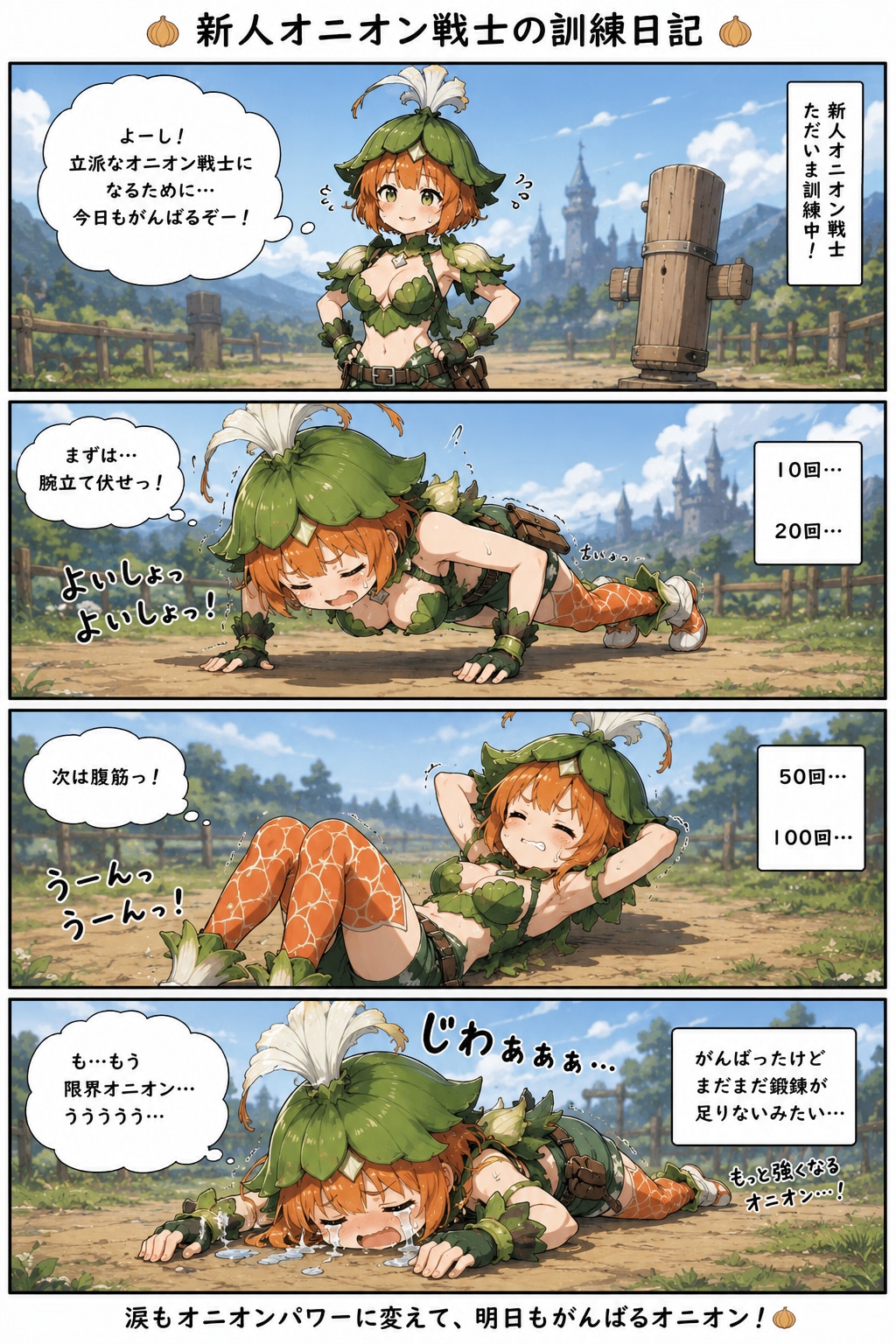 新人オニオン戦士の訓練日記