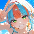 【うちの子】夏だ！海だ！あいりちゃんだ！ 2枚目