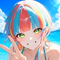 【うちの子】夏だ！海だ！あいりちゃんだ！ 3枚目