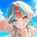 【うちの子】夏だ！海だ！あいりちゃんだ！ 4枚目