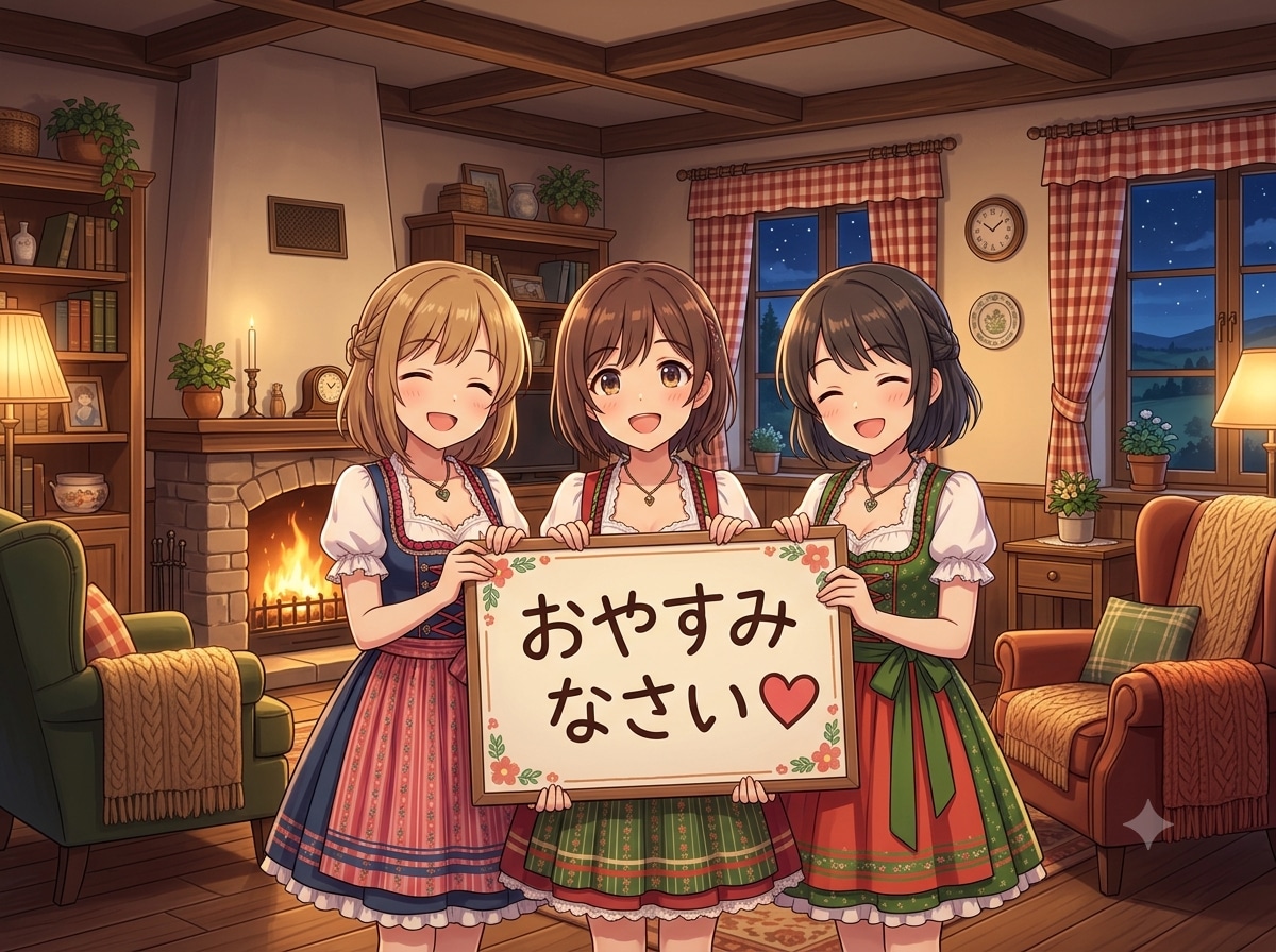 おやすみなさい♬