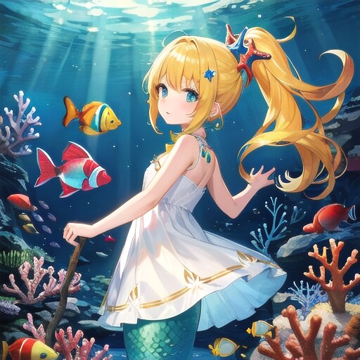 ようこそ、人魚の村へ | の人気AIイラスト・グラビア