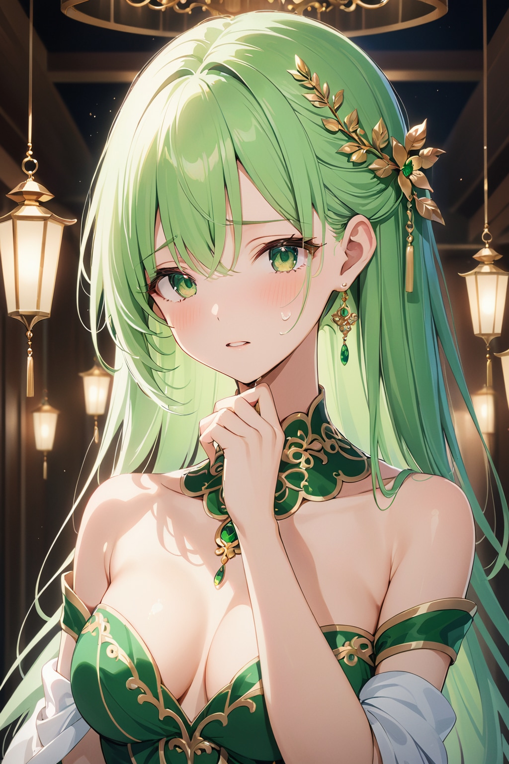 【習作】エメラルド姫の肖像画
