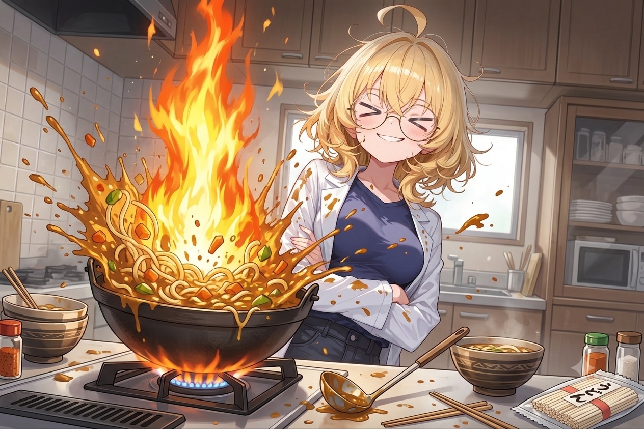 理久お姉ちゃんのカレーうどん大実験