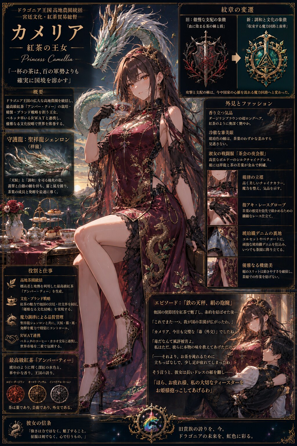👑 紅茶の王女「カメリア」☕️