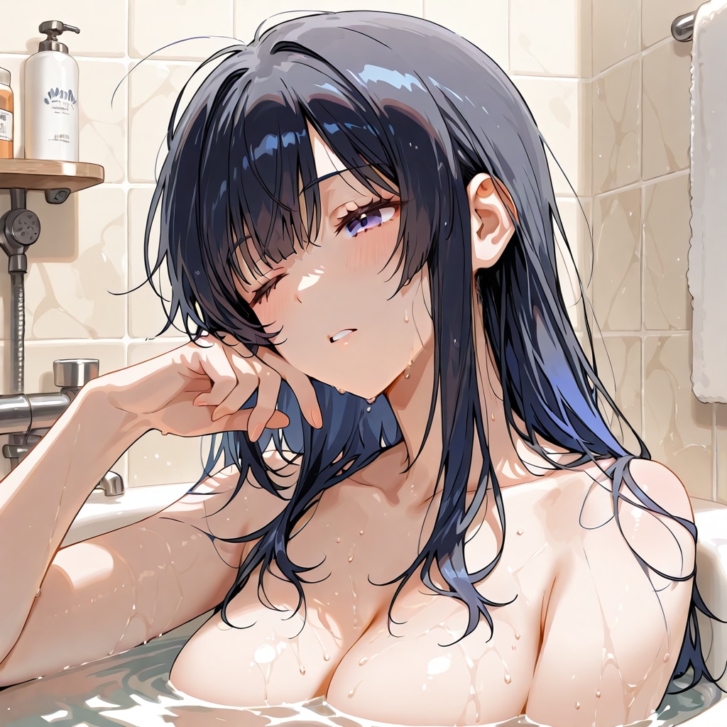 朝風呂気持ちいい〜