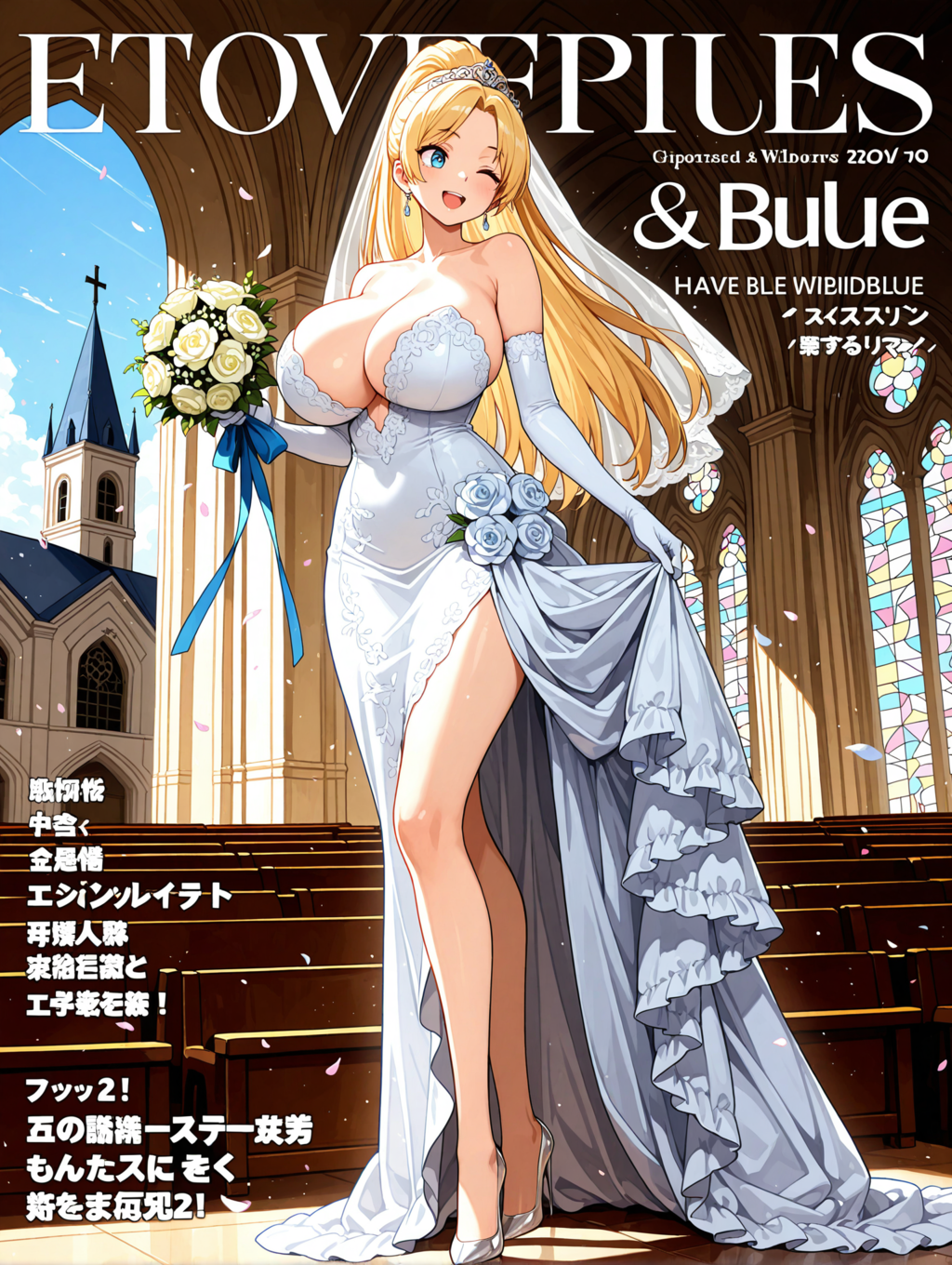 花嫁衣裳のアシュリーちゃん