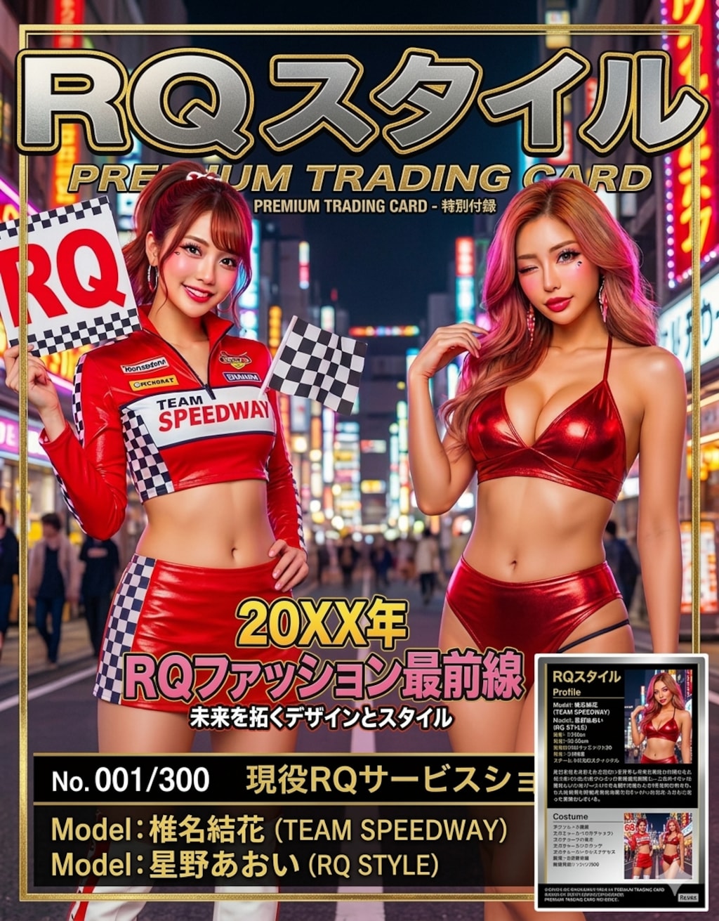 レースクイーンのお姉さまの風俗雑誌風2
