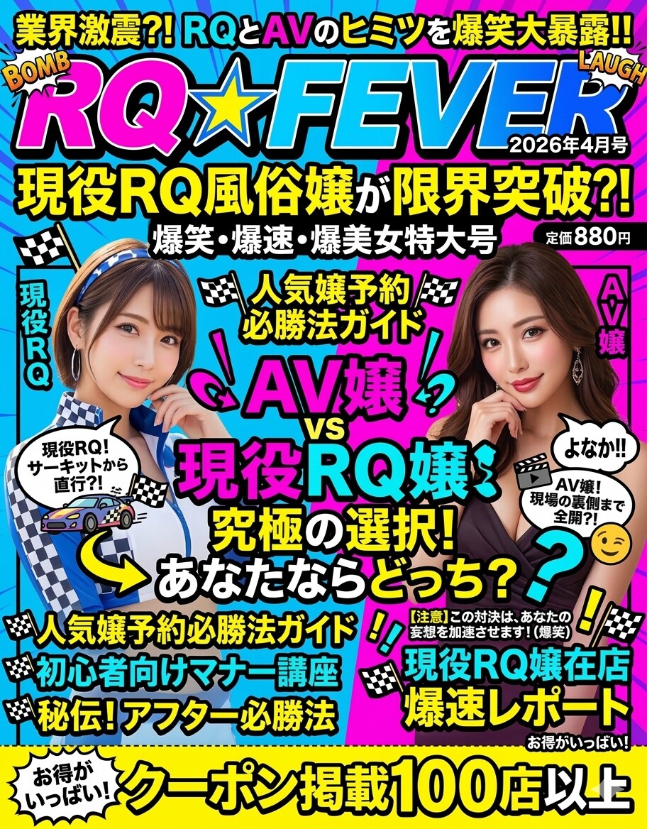 レースクイーンのお姉さまの風俗雑誌風2