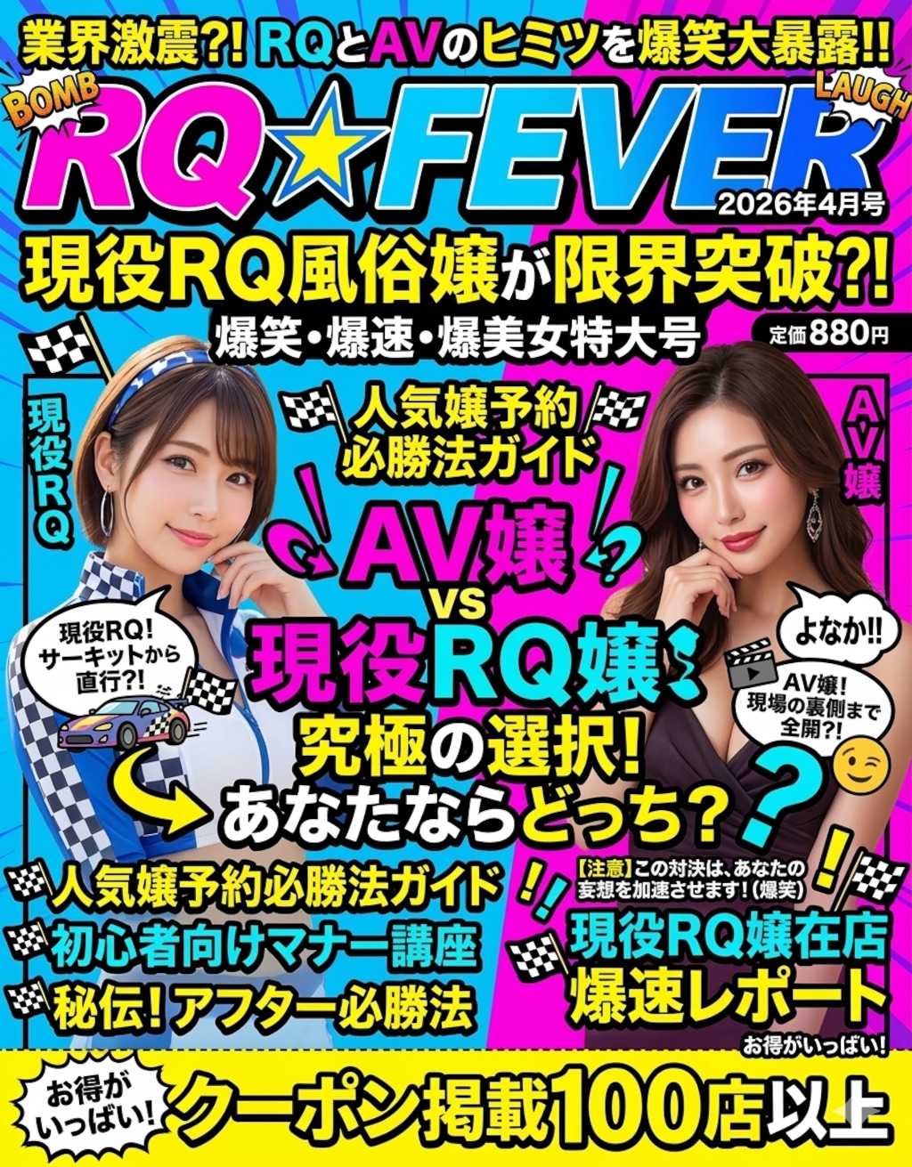 レースクイーンのお姉さまの風俗雑誌風2