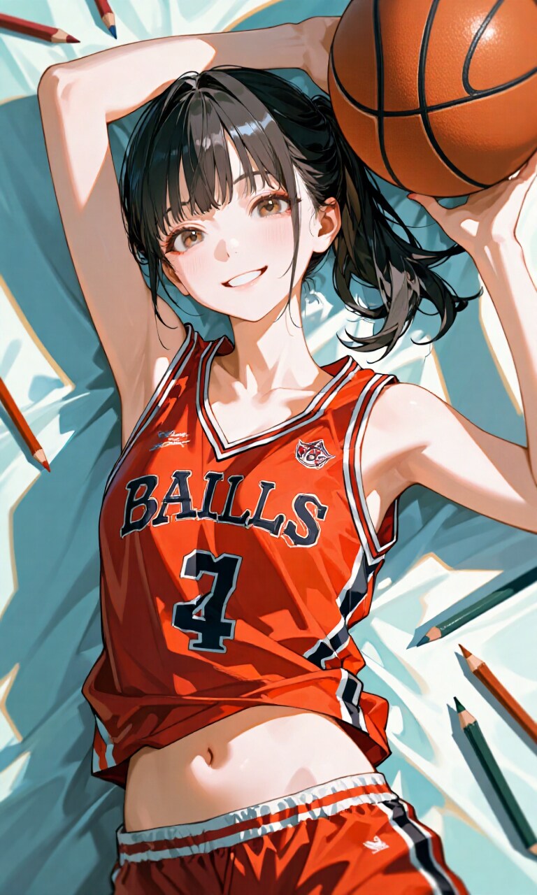 バスケな彼女 | の人気AIイラスト・グラビア