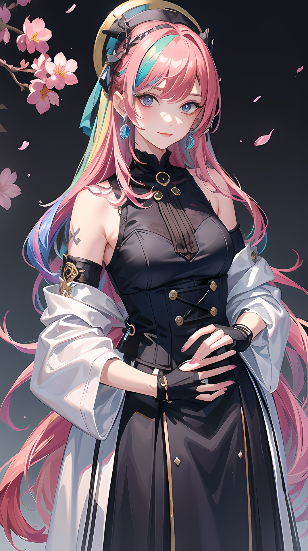 桜の花をイメージした美女 | の人気AIイラスト・グラビア