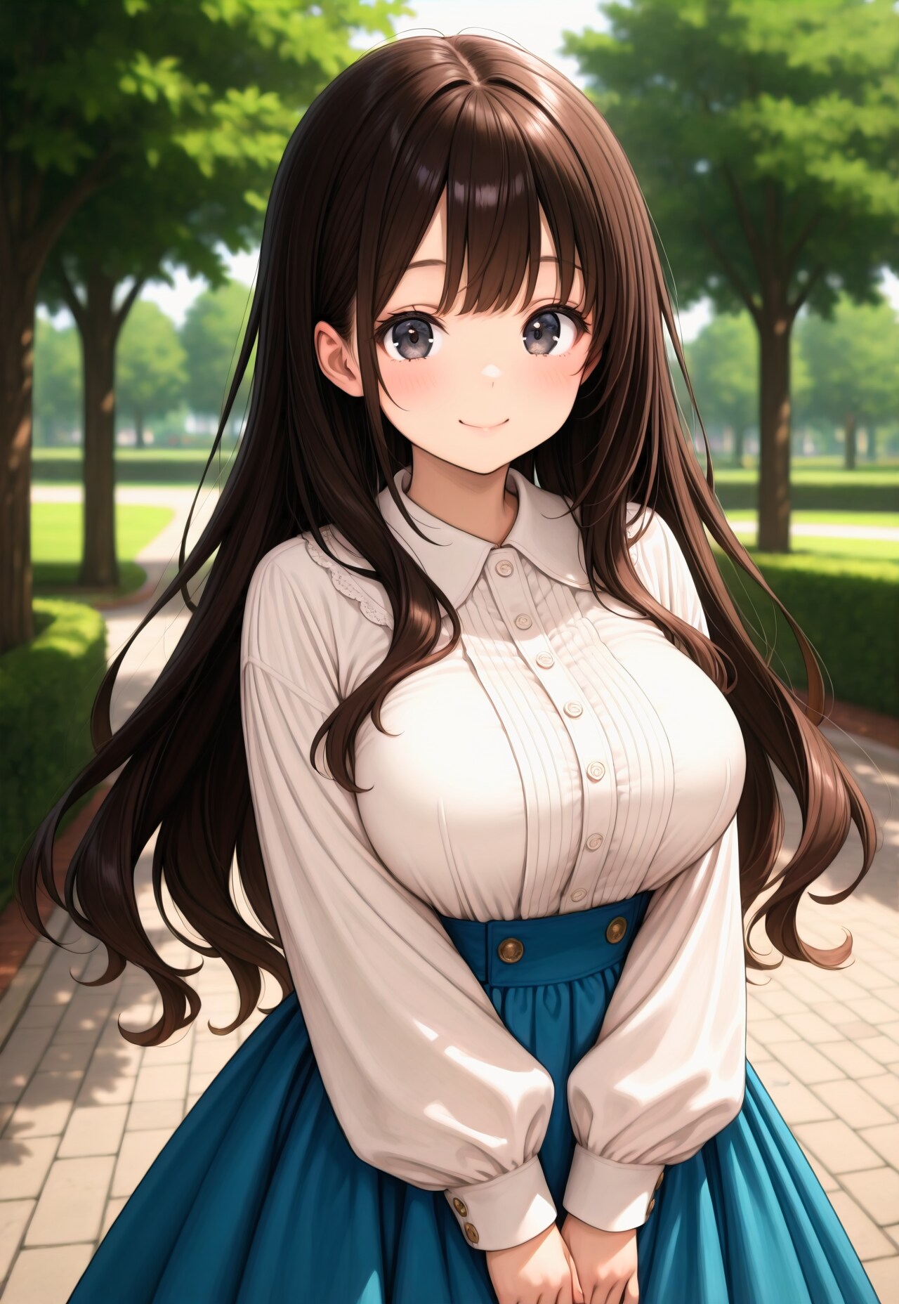 1385（白いブラウス）