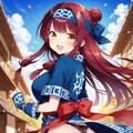 アイヌ風コスでパンチラ 5枚目