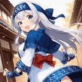アイヌ風コスでパンチラ 6枚目