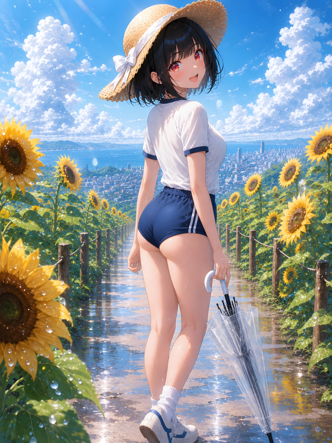 夕立のあと ~ 黒髪ボブのブルマ娘１５４ ~