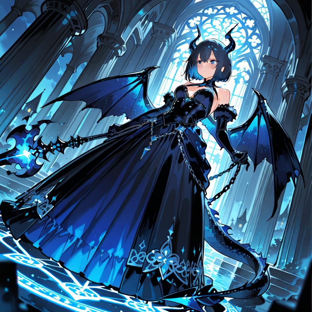 ドラゴン族の王女(青) | の人気AIイラスト・グラビア