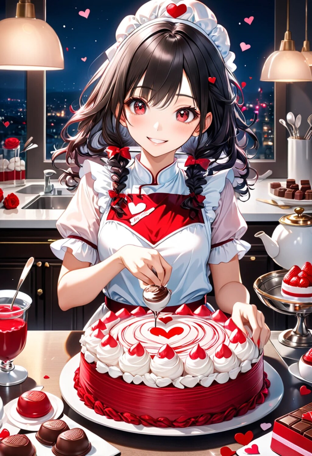 椿咲のバレンタイン準備♪