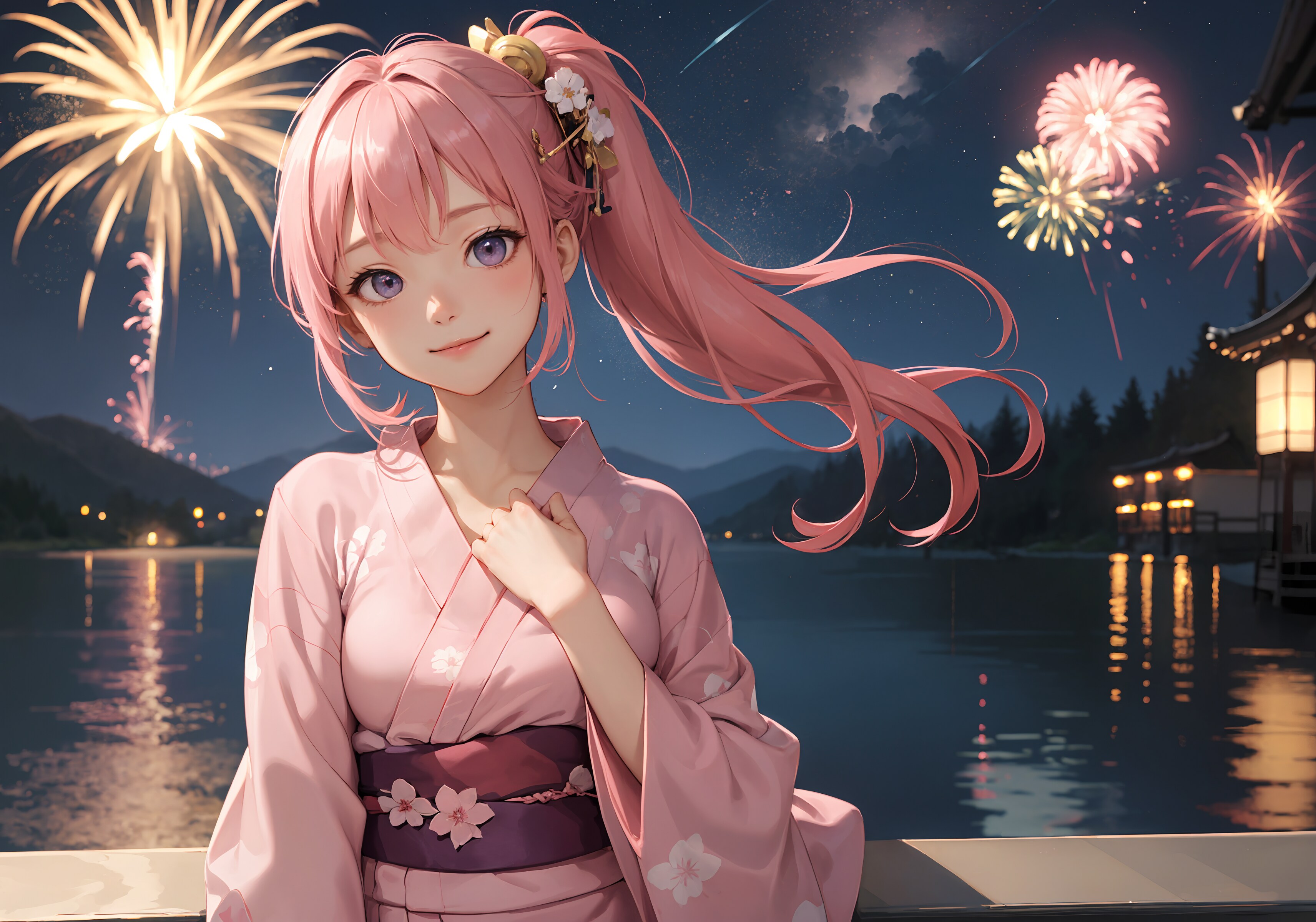 祝☆四年ぶり花火大会！！