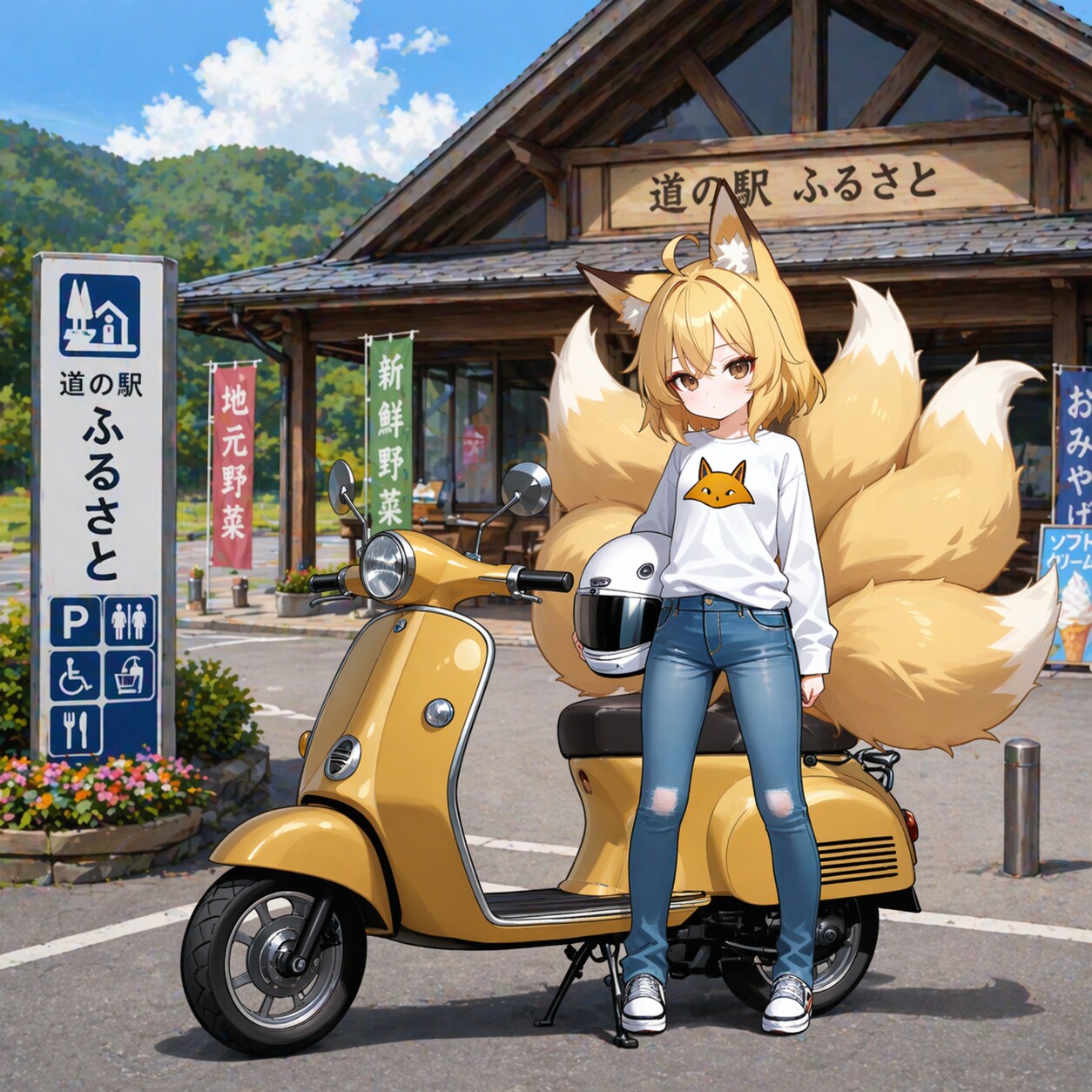 4/22　道の駅の日 | の人気AIイラスト・グラビア