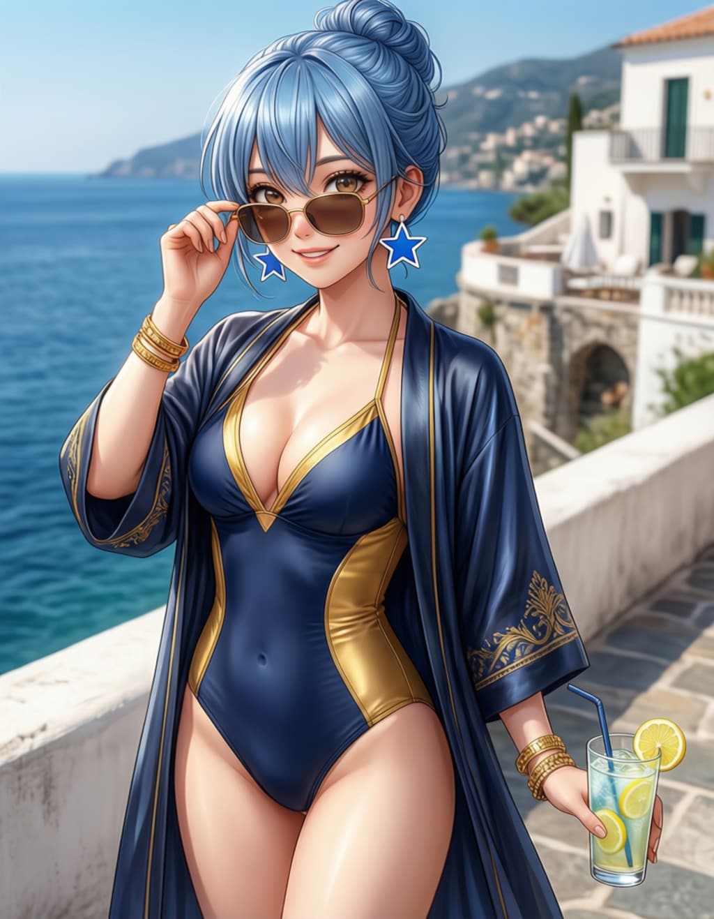 リンちゃん💙ビーチ🏖️