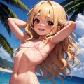 水着の金髪ちゃん 3枚目