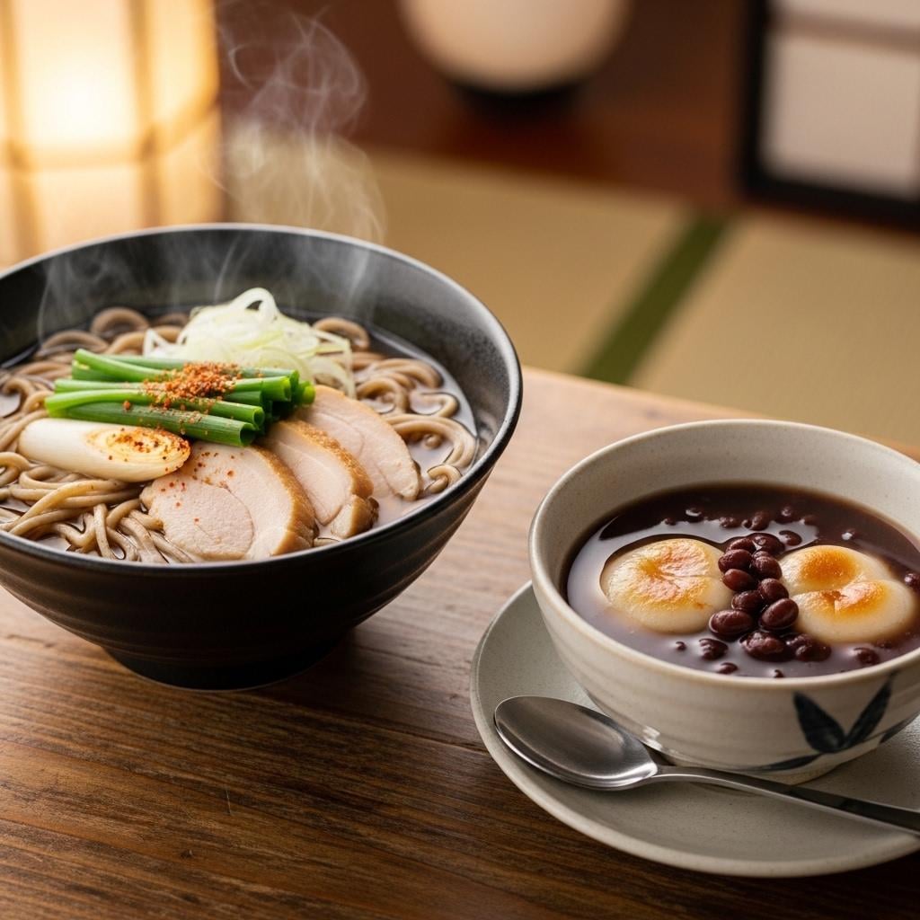 ２月８日は東京二八そばの日、ぜんざい・おしるこの日