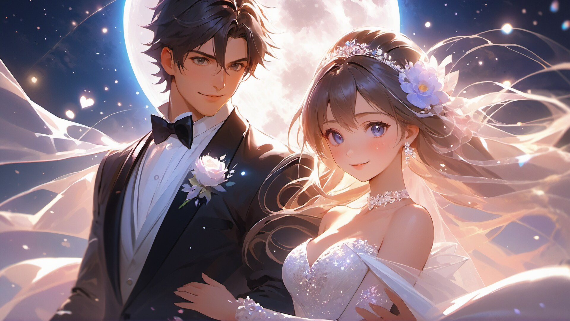 月夜の結婚式
