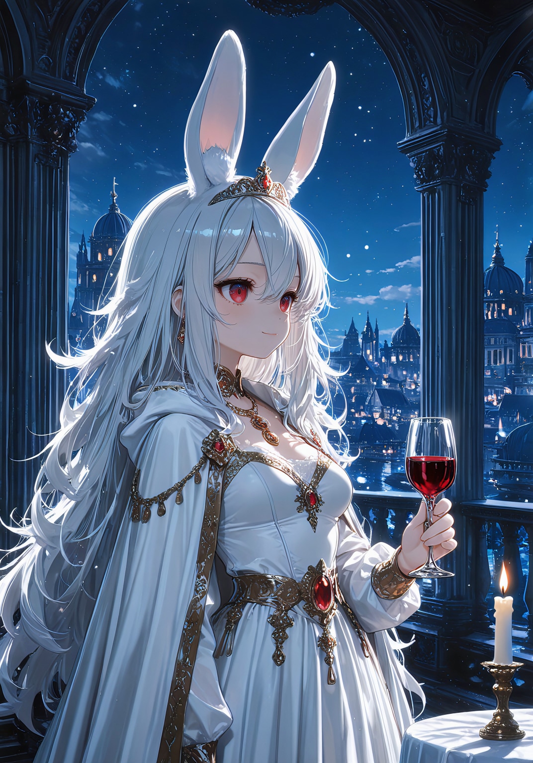 白きうさ耳のプリンセス