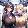 爆乳シリーズ@電車 7枚目