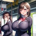 爆乳シリーズ@電車 10枚目