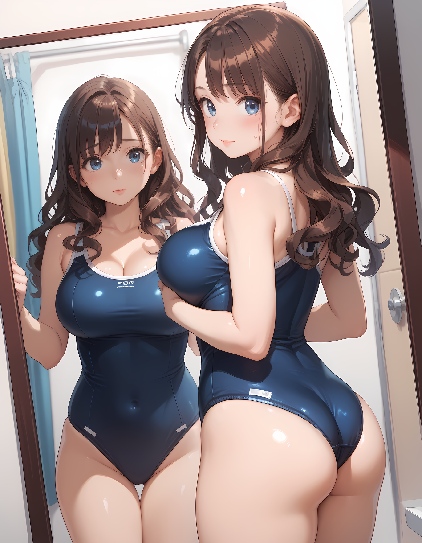 鏡の中の自分は私？