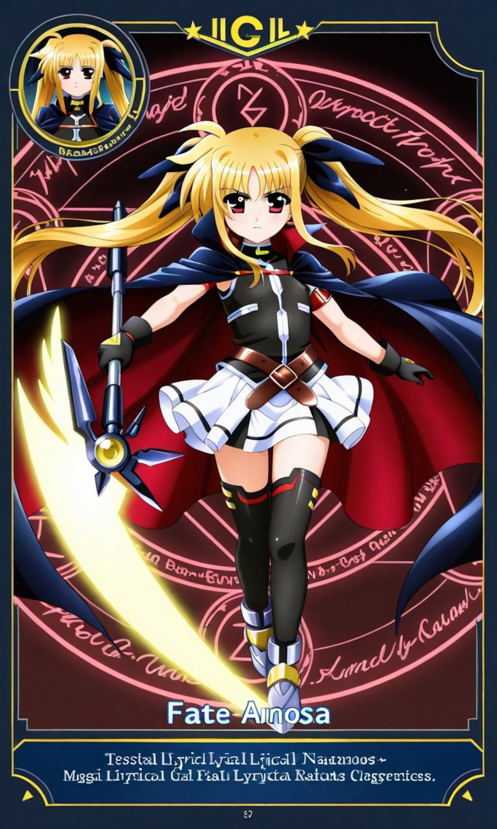 フェイト➡　かっこよくキメます