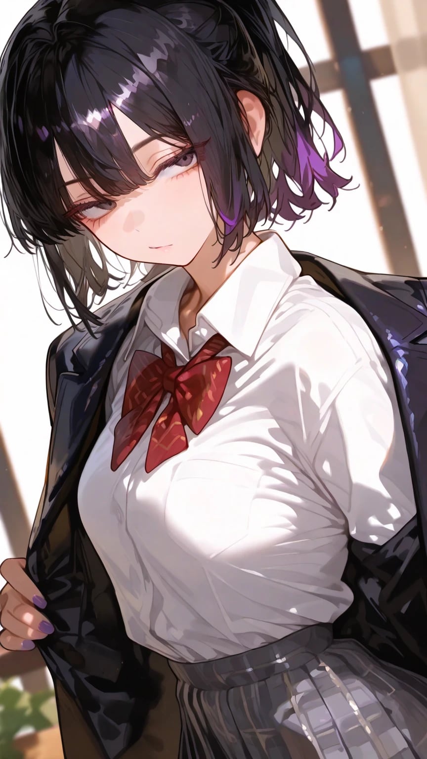 ポニテちゃん制服 | の人気AIイラスト・グラビア