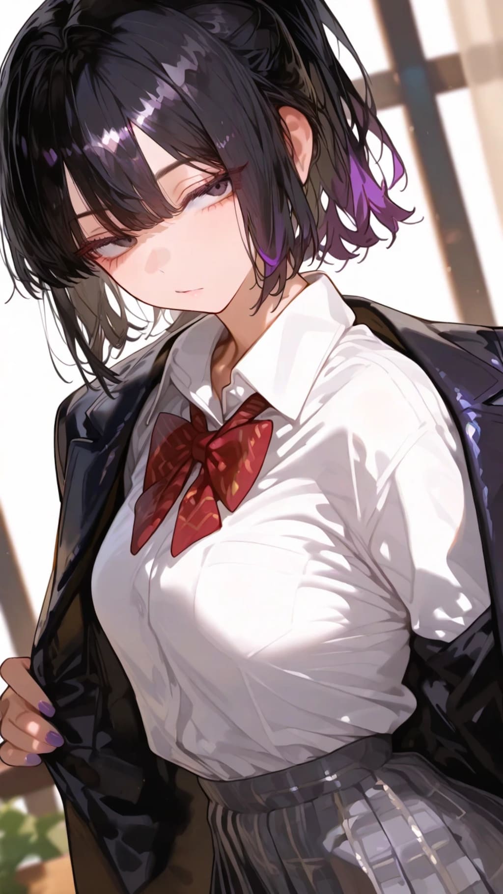 ポニテちゃん制服