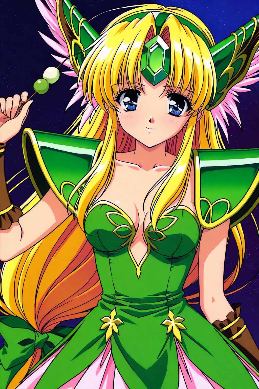 団子を持つリース