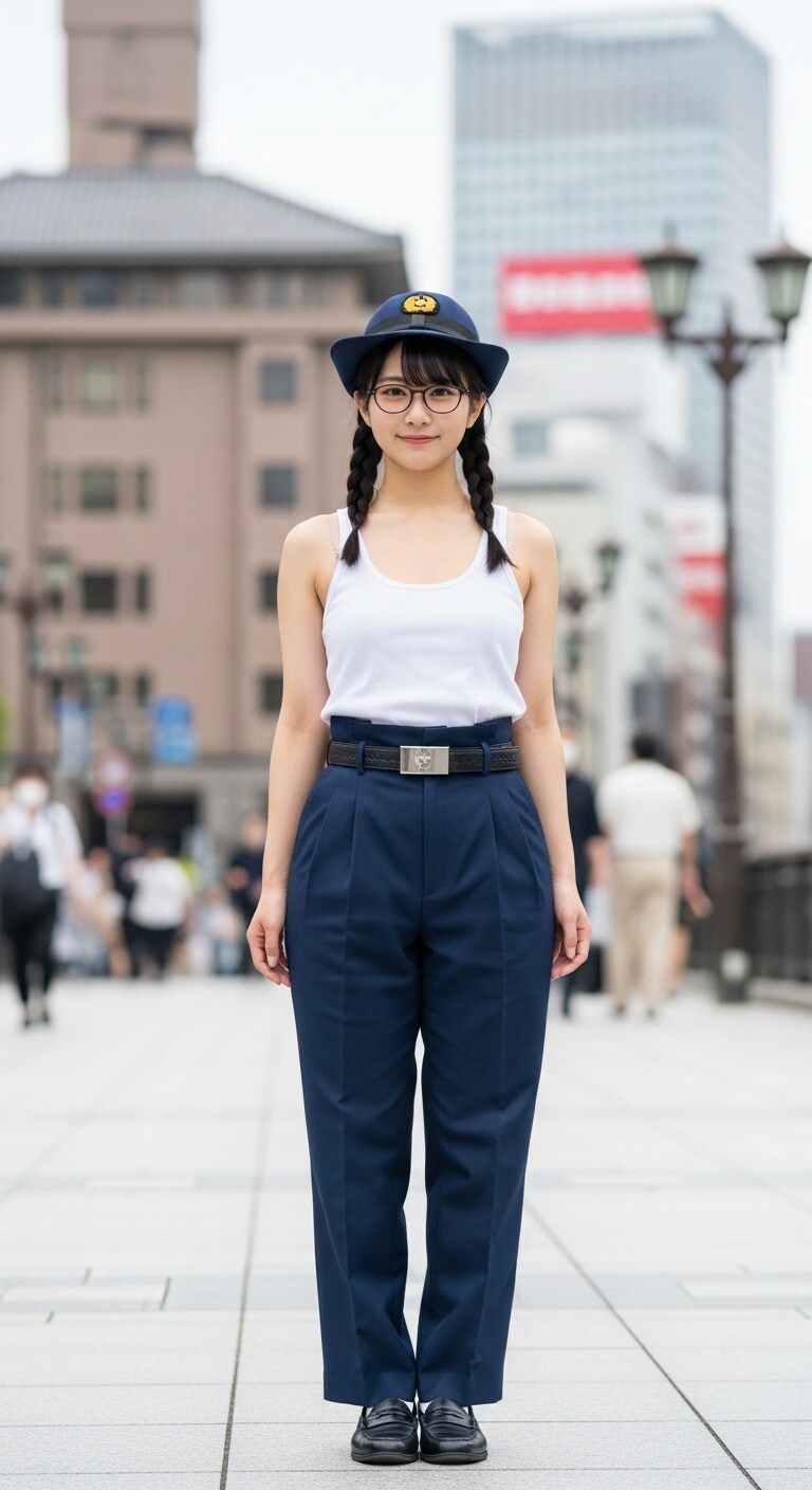 かっこかわいい婦警光阿弥優香梨の日本橋パトロール