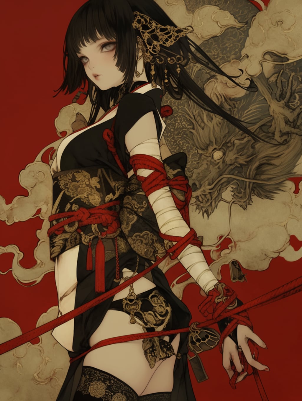 japanese steampunk girl