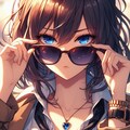 サングラスをずらすイケ女_20240125 5枚目