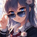 サングラスをずらすイケ女_20240125 4枚目