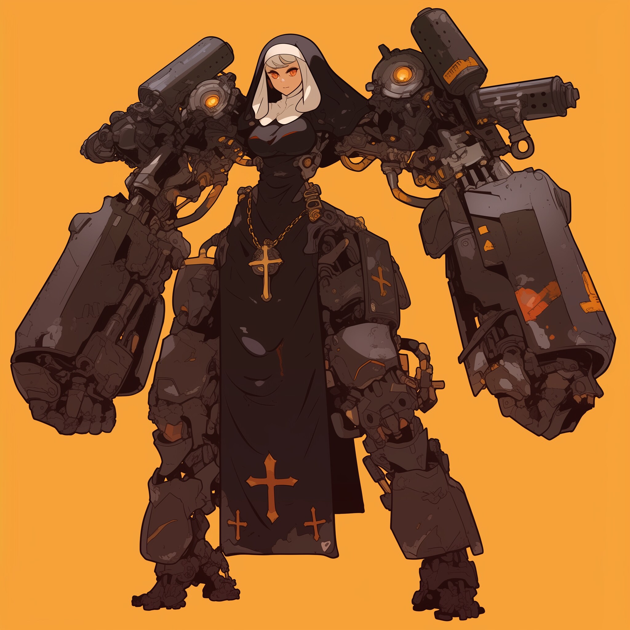 機械化する信仰 | の人気AIイラスト・グラビア