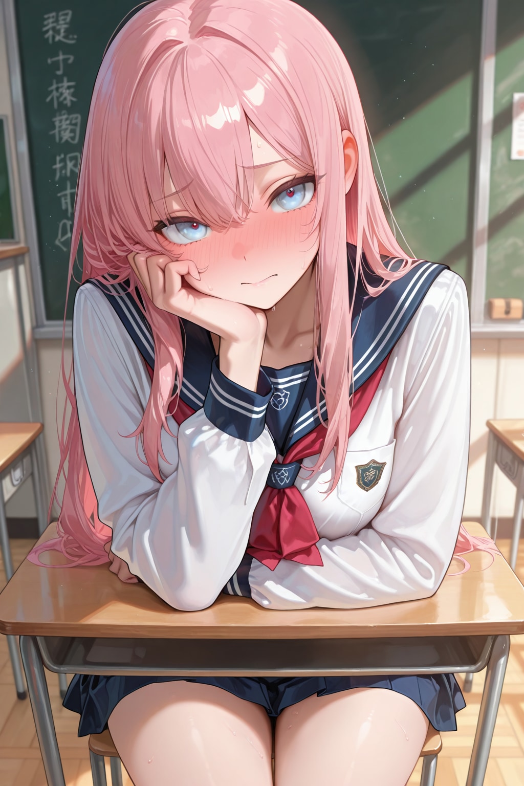 エキドナちゃんに見つめられて