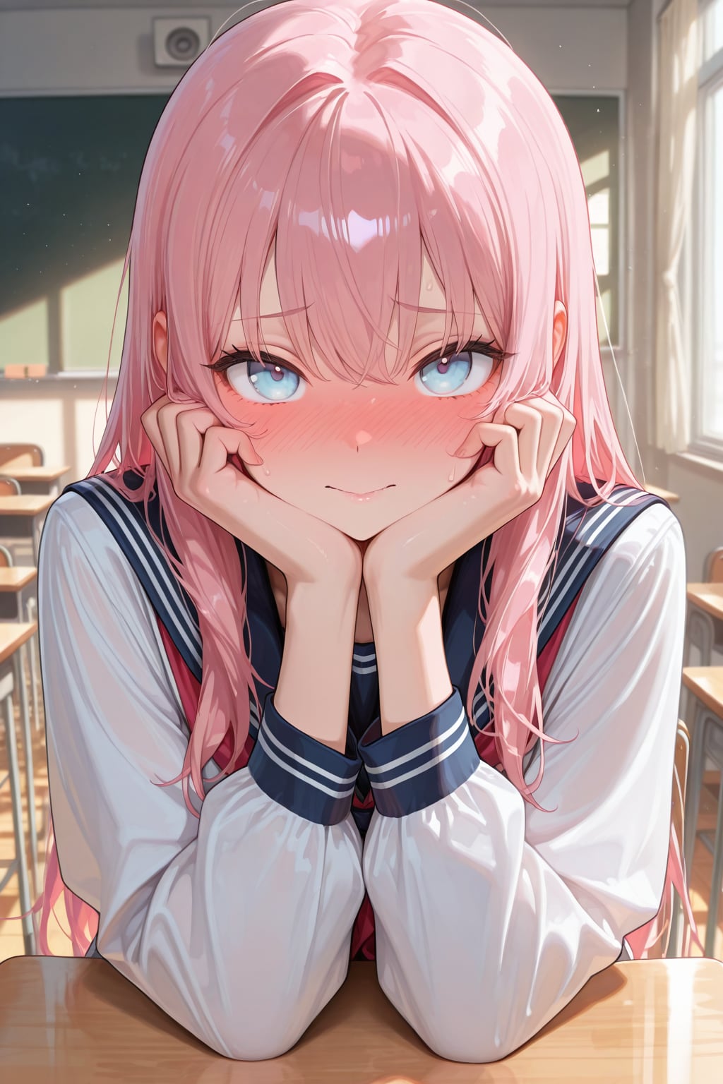 エキドナちゃんに見つめられて